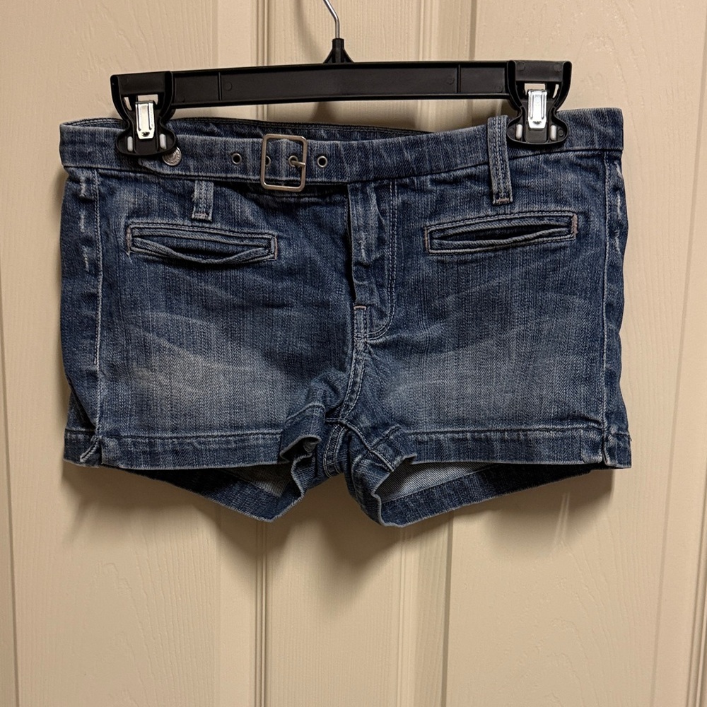7 for all mankind Denim Blue Women's Shorts
